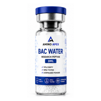 Bacteriostatic Water 3ml laboratory supply vial – Amino Apex
