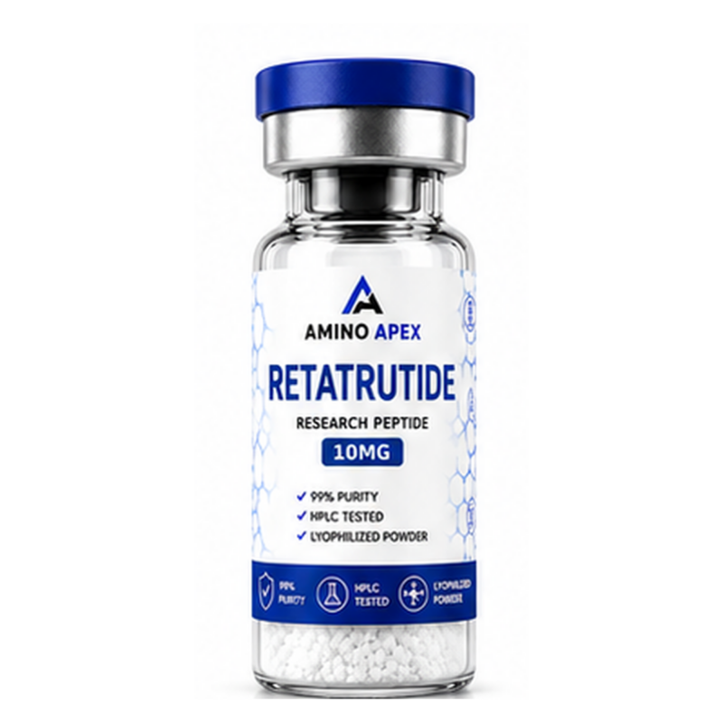 Retatrutide 10mg research peptide vial - Amino Apex