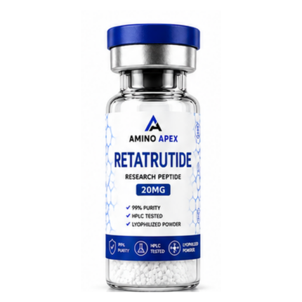 Retatrutide 20mg research peptide vial - Amino Apex