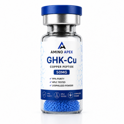 GHK-Cu 50mg research peptide vial - Amino Apex