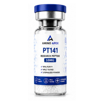 PT-141 10mg bremelanotide research peptide vial - Amino Apex