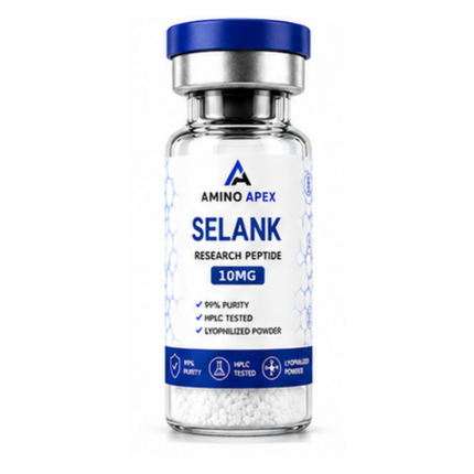 Selank 10mg research peptide vial - Amino Apex