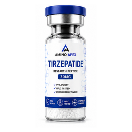 Tirzepatide 30mg research peptide vial - Amino Apex
