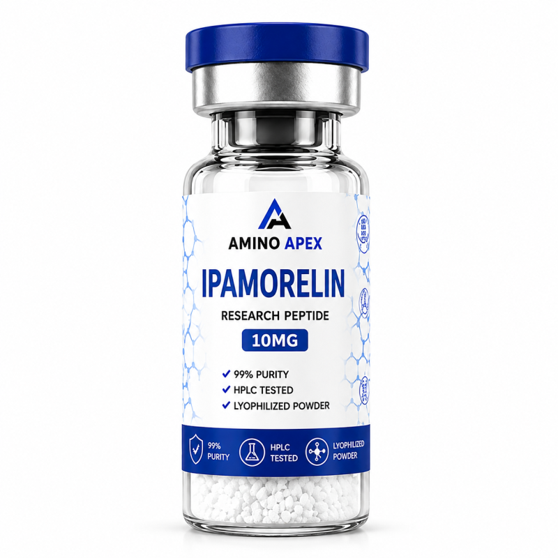 Ipamorelin 10mg growth hormone secretagogue research peptide vial - Amino Apex